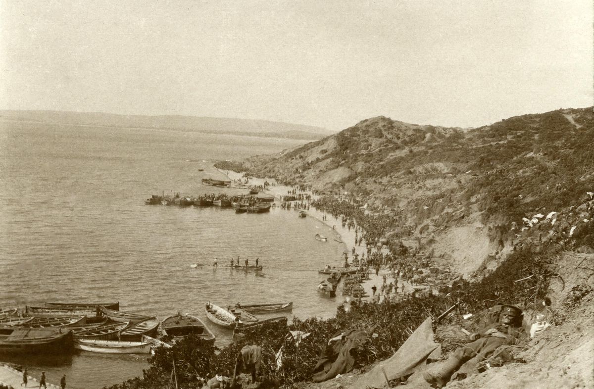 Landing at Gaba Tepe, Gallipoli