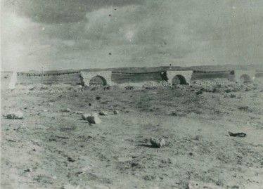Turkish bridge destroyed